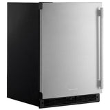 KitchenAid KURL124SSB Under Counter Refrigeration, 24 inch Width, ENERGY STAR Certified, Black Cabinet/Stainless Door colour