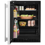 KitchenAid KURL124SSB Under Counter Refrigeration, 24 inch Width, ENERGY STAR Certified, Black Cabinet/Stainless Door colour