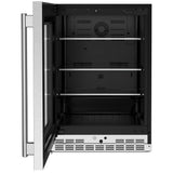 KitchenAid KURR324SSB Under Counter Refrigeration, 24 inch Width, ENERGY STAR Certified, Black Cabinet/Stainless Doors colour