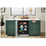 KitchenAid KURR324SSB Under Counter Refrigeration, 24 inch Width, ENERGY STAR Certified, Black Cabinet/Stainless Doors colour
