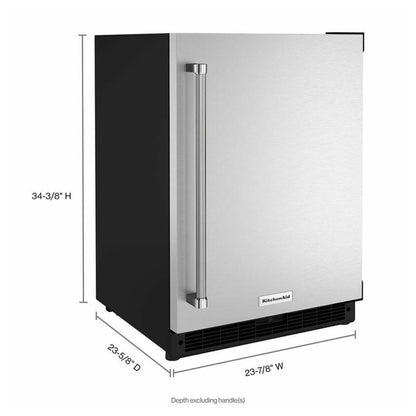 KitchenAid KURR114KSB 台下制冷