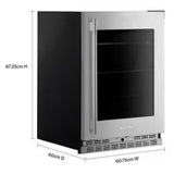 KitchenAid KURR124SPA Under Counter Refrigeration, 24 inch Width, Custom Panel Ready, ENERGY STAR Certified, Panel Ready