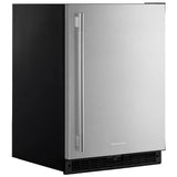 KitchenAid KURR124SSB Under Counter Refrigeration, 24 inch Width, ENERGY STAR Certified, Black Cabinet/Stainless Doors colour