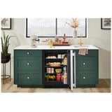 KitchenAid KURR124SSB Under Counter Refrigeration, 24 inch Width, ENERGY STAR Certified, Black Cabinet/Stainless Doors colour