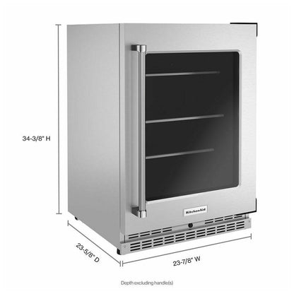 KitchenAid KURR314KSS 台下制冷