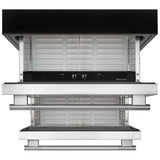 KitchenAid KURT524SSB Under Counter Refrigeration, 24 inch Width, ENERGY STAR Certified, Black Cabinet/Stainless Doors colour