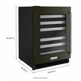 KitchenAid KUWL314KBS Under Counter Wine Refrigeration