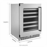 KitchenAid KUWL314KSS Under Counter Wine Refrigeration