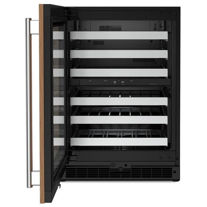 KitchenAid KUWL324SPA Under Counter Wine Refrigeration, 24 inch Width, Custom Panel Ready, Panel Ready