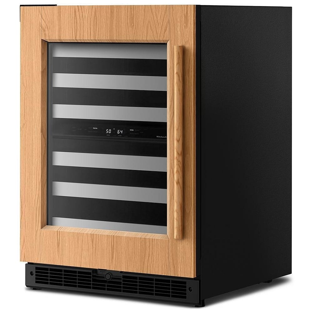 KitchenAid KUWL324SPA Under Counter Wine Refrigeration, 24 inch Width, Custom Panel Ready, Panel Ready