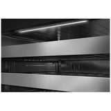 KitchenAid KUWL324SSB Under Counter Wine Refrigeration, 24 inch Width, Black Cabinet/Stainless Doors colour