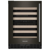 KitchenAid KUWL524SBE Under Counter Wine Refrigeration, 24 inch Width, Black Ore colour