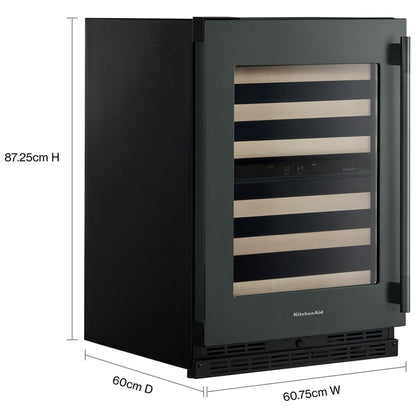 KitchenAid KUWL524SJP Under Counter Wine Refrigeration, 24 inch Width, Juniper colour