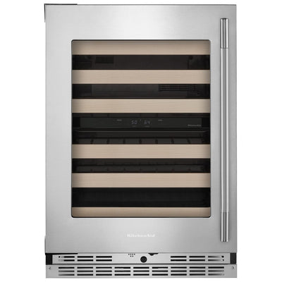KitchenAid KUWL524SPS Under Counter Wine Refrigeration, 24 inch Width, PrintShield™ Stainless Finish colour