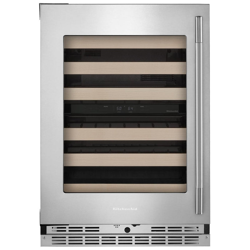 KitchenAid KUWL524SPS Under Counter Wine Refrigeration, 24 inch Width, PrintShield™ Stainless Finish colour