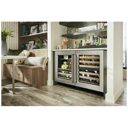 KitchenAid KUWR214KSB 台下式葡萄酒冷藏柜
