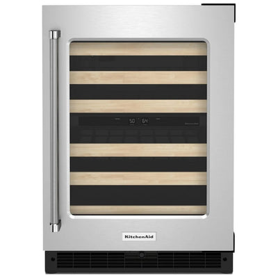 KitchenAid KUWR214KSB 台下式葡萄酒冷藏柜
