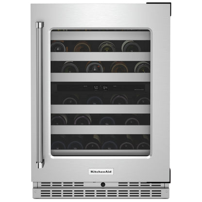 KitchenAid KUWR314KSS 台下式葡萄酒冷藏柜