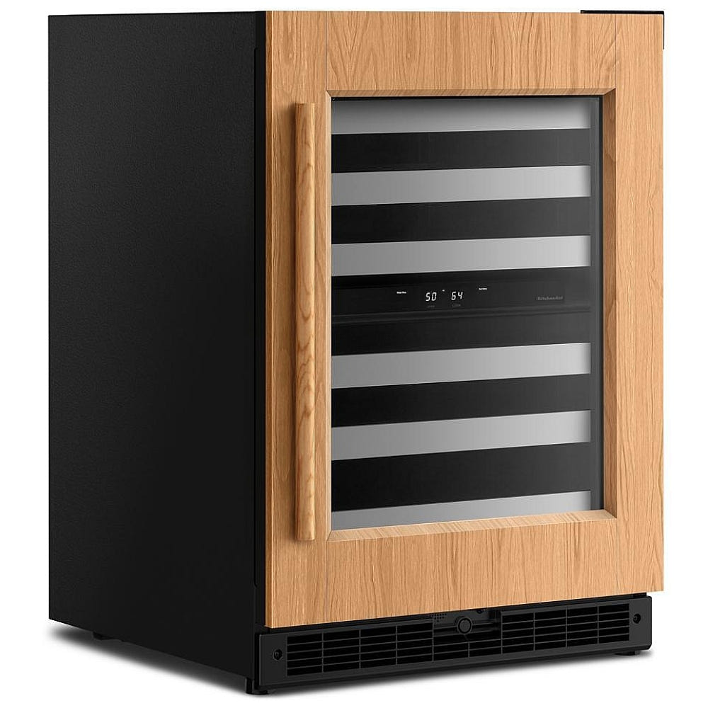 KitchenAid KUWR324SPA Under Counter Wine Refrigeration, 24 inch Width, Custom Panel Ready, Panel Ready