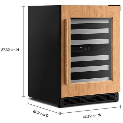 KitchenAid KUWR324SPA Under Counter Wine Refrigeration, 24 inch Width, Custom Panel Ready, Panel Ready