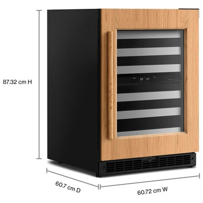 KitchenAid KUWR324SPA Under Counter Wine Refrigeration, 24 inch Width, Custom Panel Ready, Panel Ready