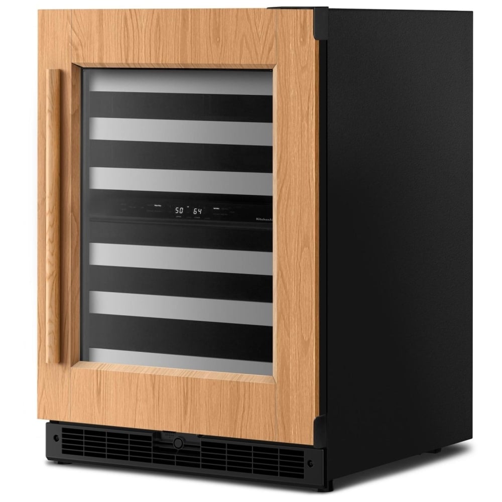 KitchenAid KUWR324SPA Under Counter Wine Refrigeration, 24 inch Width, Custom Panel Ready, Panel Ready