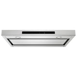 KitchenAid KVUB400GSS Range Hood, 30 inch Exterior Width, Under-Cabinet, 400 CFM, LED, Aluminum Mesh Filter, Stainless Steel colour