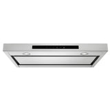 KitchenAid KVUB406GSS Range Hood, 36 inch Exterior Width, Under-Cabinet, 400 CFM, LED, Aluminum Mesh Filter, Stainless Steel colour