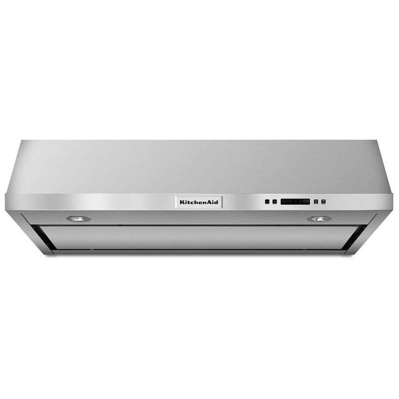 KitchenAid KVUB606DSS Range Hood, 36 inch Exterior Width, Under-Cabinet, 600 CFM, LED, Aluminum Mesh Filter, Stainless Steel colour