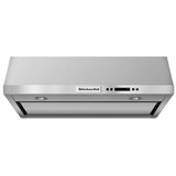 KitchenAid KVUB606DSS Range Hood, 36 inch Exterior Width, Under-Cabinet, 600 CFM, LED, Aluminum Mesh Filter, Stainless Steel colour