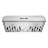 KitchenAid KVUC600KSS Range Hood, 30 inch Exterior Width, 4, 585 CFM, LED, Baffle Filter, Stainless Steel colour