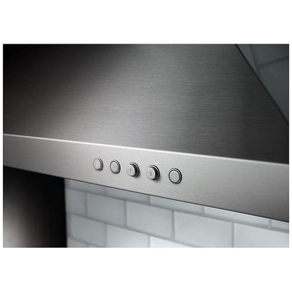 KitchenAid KVWB406DSS Wall Mount Range Hood, 36 inch Exterior Width, Chimney, Wall Mounted