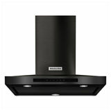 KitchenAid KVWB600HBS Range Hood, 30 inch Exterior Width, Wall Mounted, 585 CFM, LED, Baffle Filter, Black Stainless Steel colour