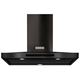 KitchenAid KVWB606HBS Range Hood, Wall Mounted, 585 CFM, LED, Baffle Filter, Black Stainless Steel colour
