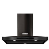 KitchenAid KVWB606HBS Range Hood, Wall Mounted, 585 CFM, LED, Baffle Filter, Black Stainless Steel colour