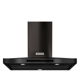 KitchenAid KVWB606HBS Range Hood, Wall Mounted, 585 CFM, LED, Baffle Filter, Black Stainless Steel colour