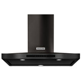 KitchenAid KVWB606HBS Range Hood, Wall Mounted, 585 CFM, LED, Baffle Filter, Black Stainless Steel colour