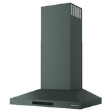 KitchenAid KVWC730SBE Range Hood, 30 inch Exterior Width, 400 CFM, LED, Aluminum Mesh Filter, Black Ore colour