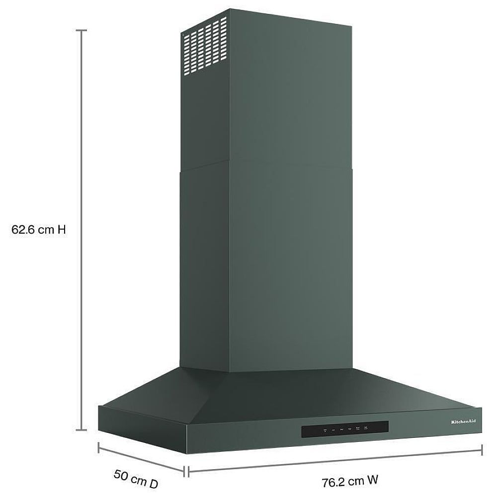KitchenAid KVWC730SJP 30-inch Wall-Mount Canopy Hood
