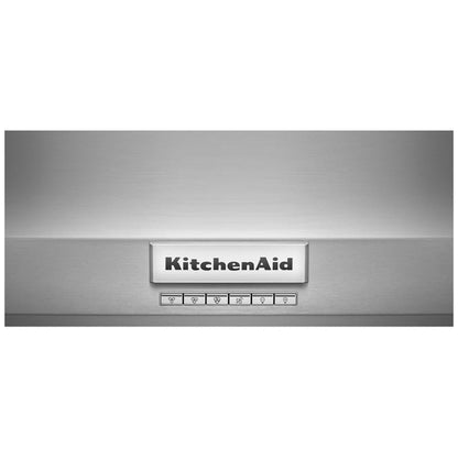 KitchenAid KVWC908KSS Wall Mount Range Hood, 48" Ventilation, Stainless Steel, 4-Speed Fan