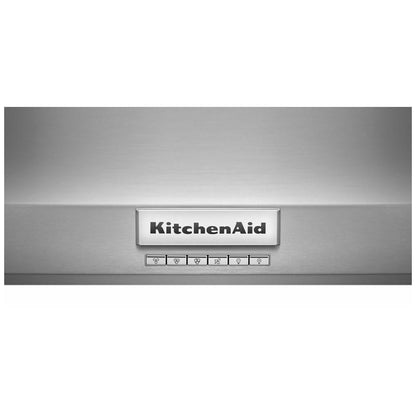 KitchenAid KVWC908KSS Wall Mount Range Hood, 48" Ventilation, Stainless Steel, 4-Speed Fan