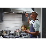 KitchenAid KVWC908KSS Range Hood, 48 inch Exterior Width, 4, 1,170 CFM, LED, Baffle Filter, Stainless Steel colour