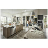 KitchenAid KVWC956KSS Range Hood, 36 inch Exterior Width, 4, Fluorescent, Baffle Filter, Stainless Steel colour