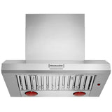 KitchenAid KVWC956KSS Range Hood, 36 inch Exterior Width, 4, Fluorescent, Baffle Filter, Stainless Steel colour