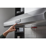 KitchenAid KVWC956KSS Range Hood, 36 inch Exterior Width, 4, Fluorescent, Baffle Filter, Stainless Steel colour