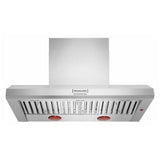 KitchenAid KVWC958KSS Range Hood, 48 inch Exterior Width, 4, LED, Baffle Filter, Stainless Steel colour