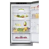 LG LBNC12231V Bottom Freezer Refrigerator, 24 inch Width, Counter Depth, ENERGY STAR Certified, 11.9 cu. ft. Capacity, Platinum Silver (Stainless Steel) colour