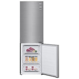 LG LBNC12231V Bottom Freezer Refrigerator, 24 inch Width, Counter Depth, ENERGY STAR Certified, 11.9 cu. ft. Capacity, Platinum Silver (Stainless Steel) colour
