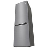 LG LBNC12231V Bottom Freezer Refrigerator, 24 inch Width, Counter Depth, ENERGY STAR Certified, 11.9 cu. ft. Capacity, Platinum Silver (Stainless Steel) colour