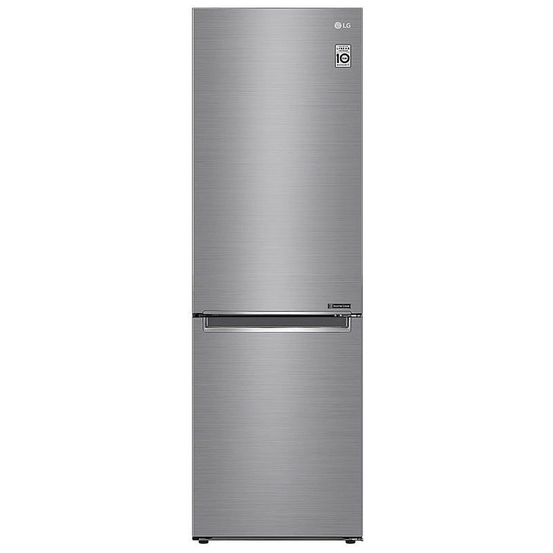 LG LBNC12231V Bottom Freezer Refrigerator, 24 inch Width, Counter Depth, ENERGY STAR Certified, 11.9 cu. ft. Capacity, Platinum Silver (Stainless Steel) colour